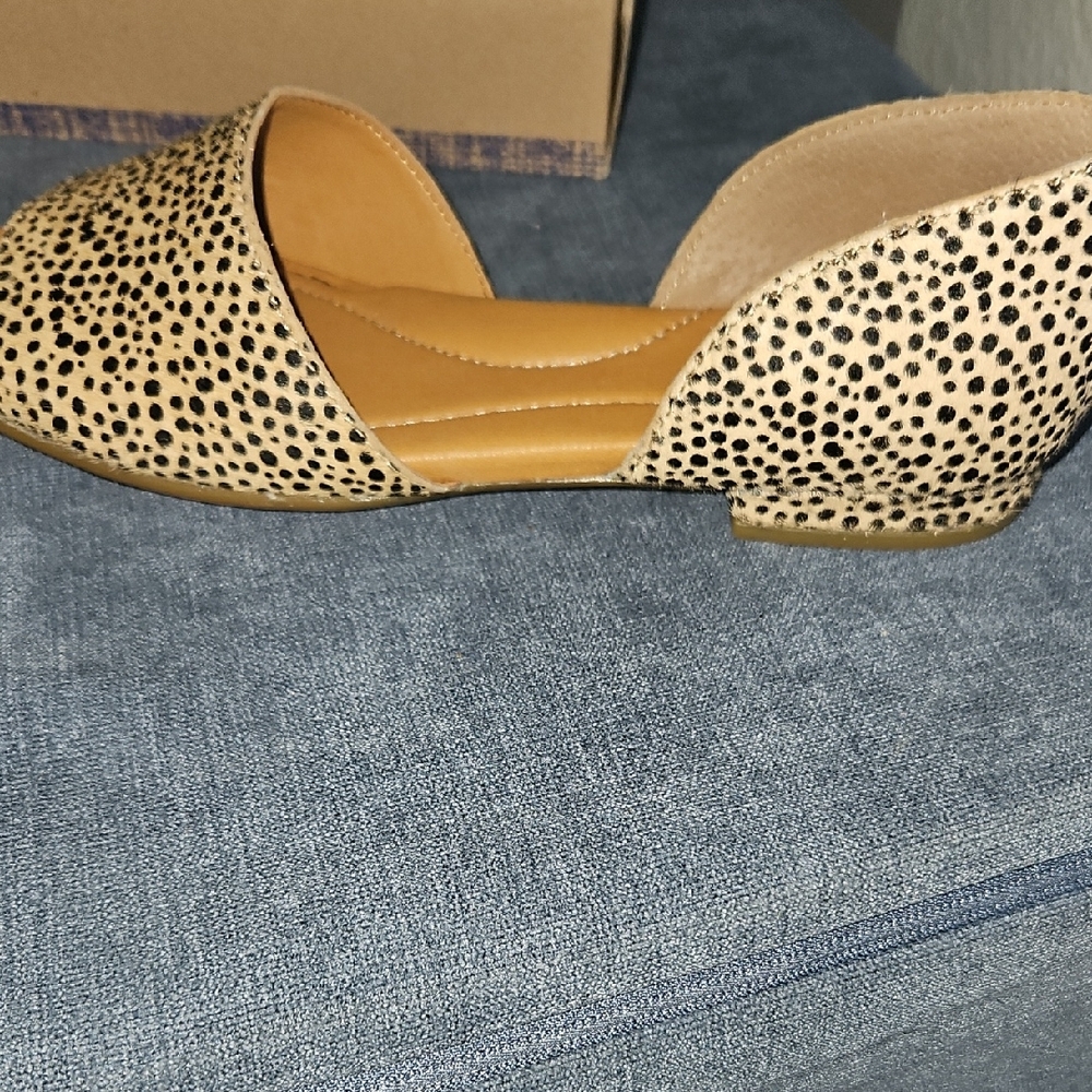 Born Tan and Black Cheetah-Print Open-Toe Slide Mules - Picture 3 of 7